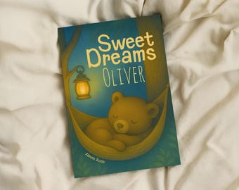 Custom Baby Bedtime Book – Personalised Name Story for Newborn or Toddler – Gift for Grandchild – Baby Keepsake Book