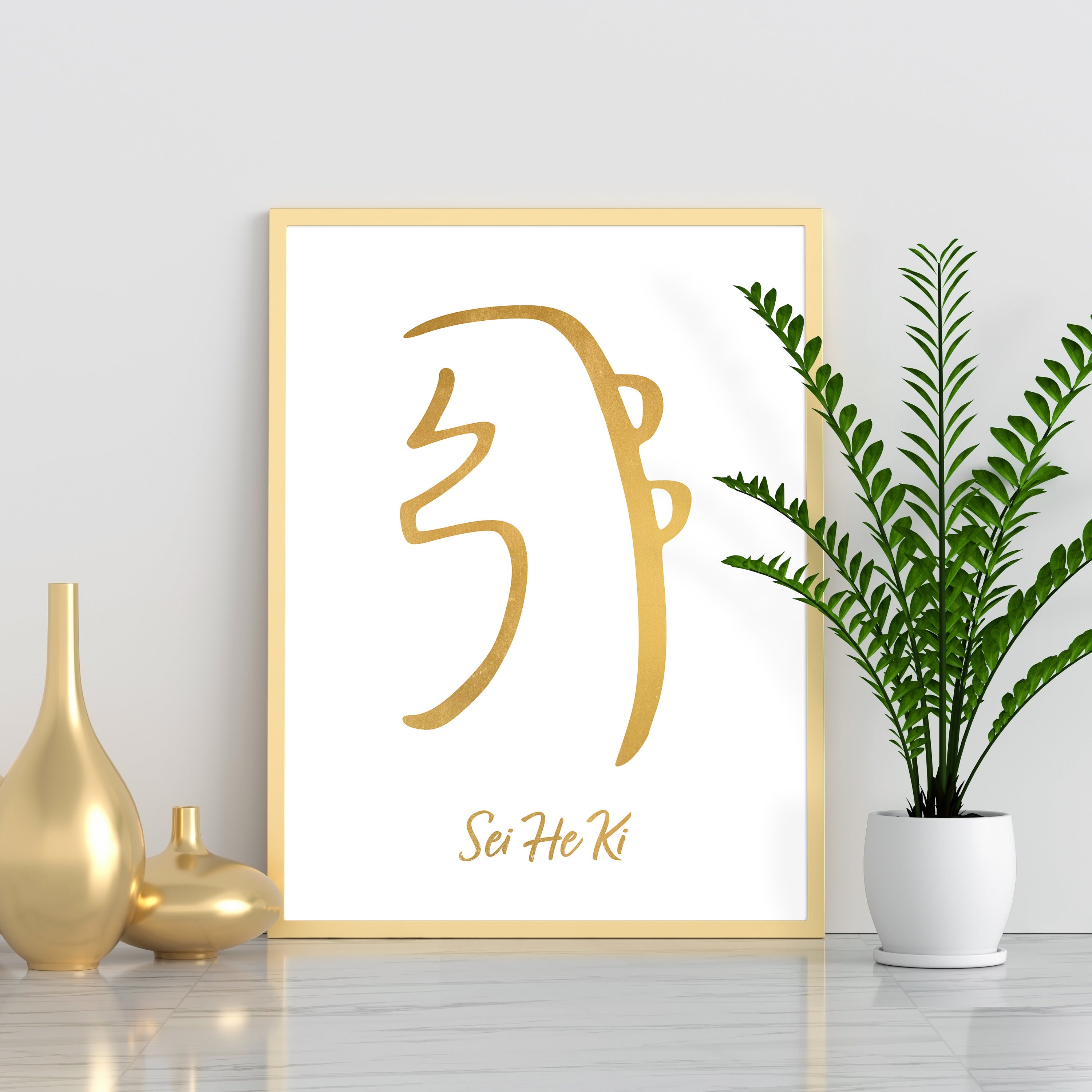 Reiki Print SeiHeKi Symbol Wall Art Meditation Yoga Etsy