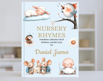 Personalisiertes Kinder Reimbuch - individuelles Baby Geschenk | Geburtstagsgeschenk für Mädchen oder Junge | Erinnerungsbuch für Kleinkinder & Kinder