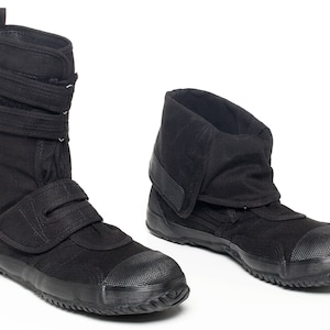 Japanese women Vegan Saftey Boots SA-ME Black FUGU