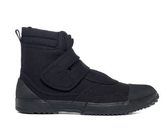 Fugu Ka-Ni cool japanese boots VEGAN black UNISEX