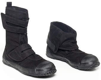 Japanese women Vegan Saftey Boots SA-ME Black FUGU