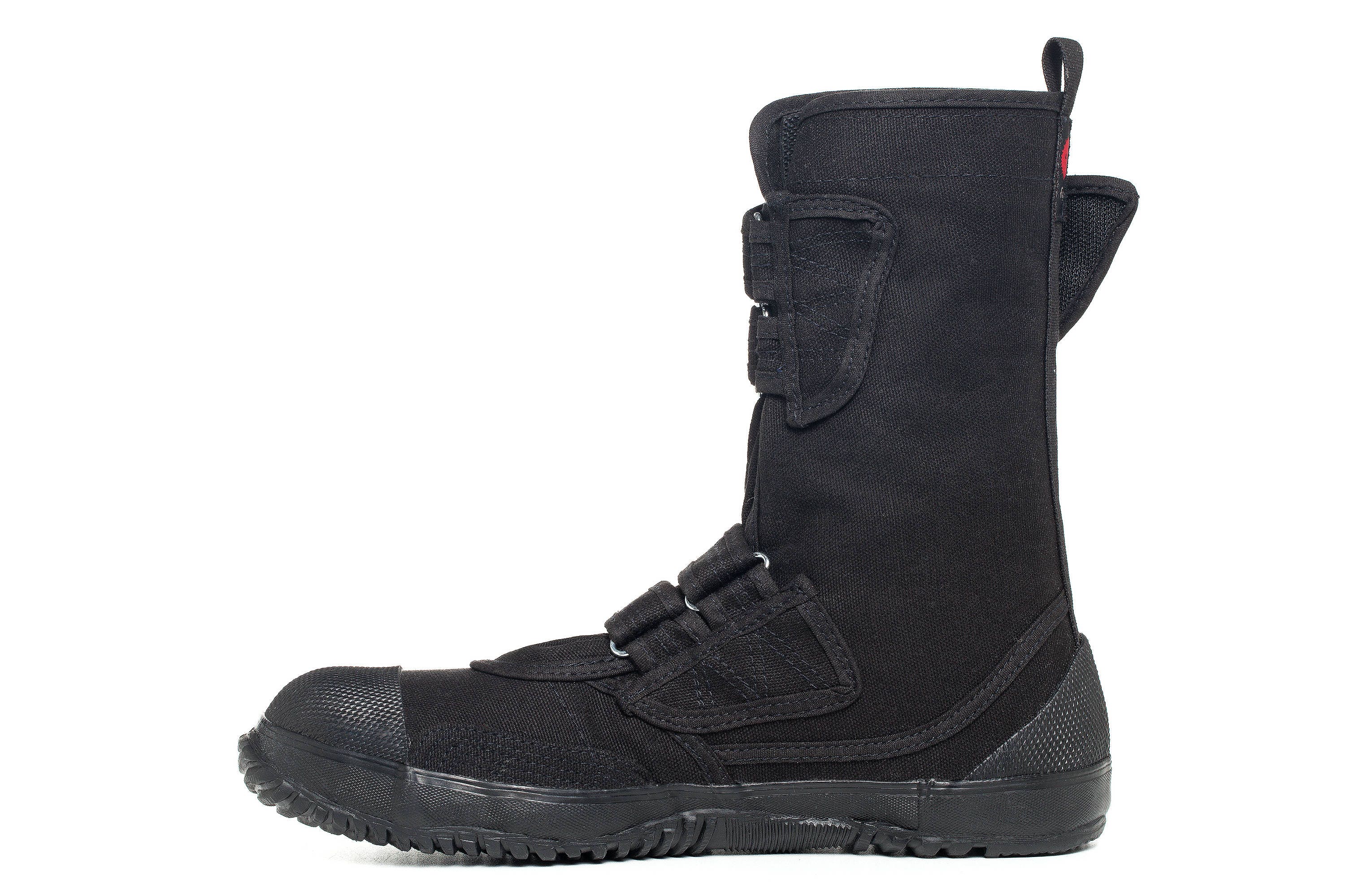Japanese Unisex Vegan Saftey Boots SA ME Black FUGU Etsy Singapore