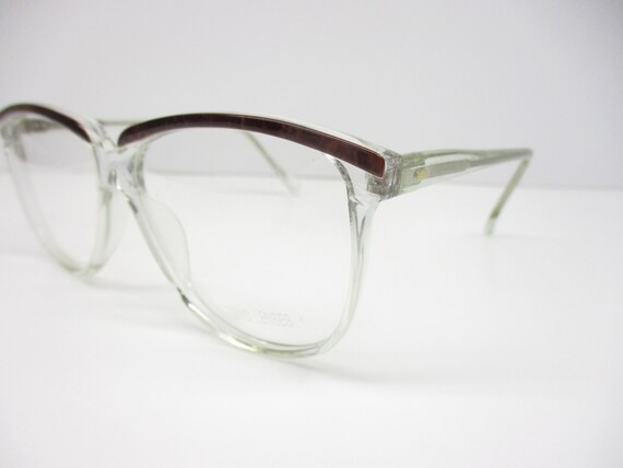 True Vintage Eyeglasses Zimco Janet Plastic Fashi… - image 1