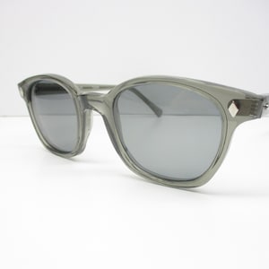 Sunglasses 50s Style Horn Rim Retro G Men Custom Gray Frame Gray Lenses 50 Hoya Large
