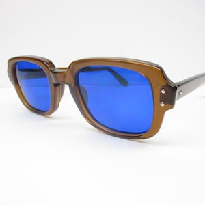 Richie Tozier Sunglasses The Movie It 48 Eye Steven King Cosplay Halloween Vintage New USS Military Surplus BCG Brown Cobalt Blue Lenses New