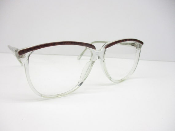 True Vintage Eyeglasses Zimco Janet Plastic Fashi… - image 3