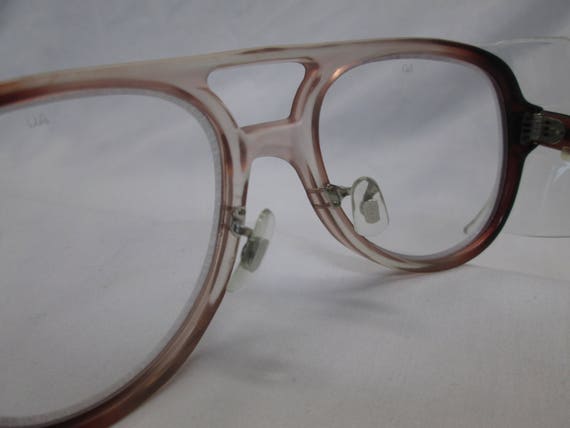 Eyeglasses Tozier IT BCG Military Surplus Vintage NOS GI Brown Clear Cables 48