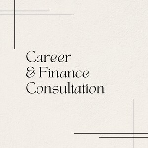 Career & Finance Consultation Via Zoom