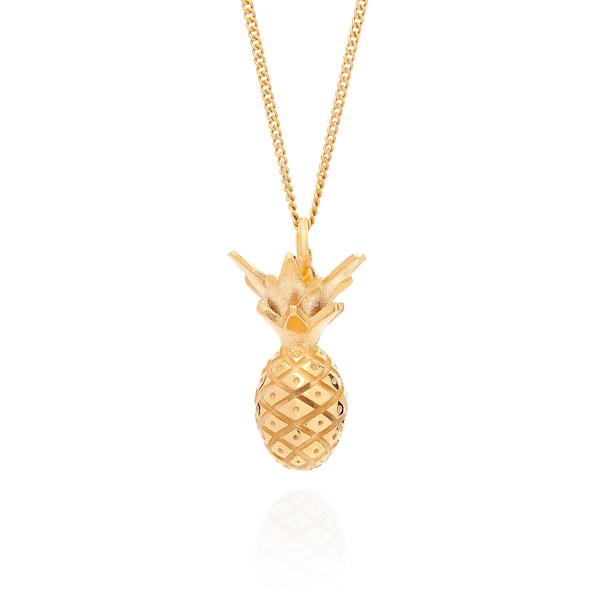 Ananas Halskette - Gold