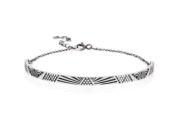 Peruvian Bracelet - Silver