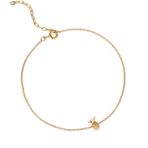 Pineapple bracelet – gold vermeil