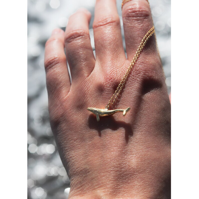 Blue Whale Necklace Silver/gold Animal Necklace Beach Etsy