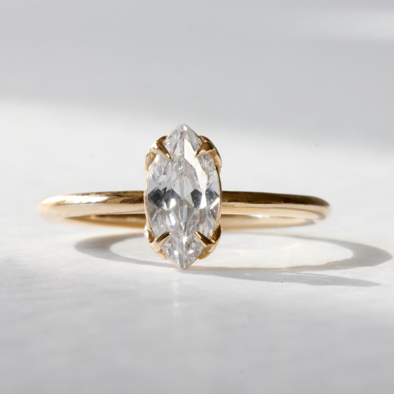 Cinderella Marquise Diamond Ring - Marquise Engagement Ring, Marquise Ring, Lab Grown Diamond Ring, Elegant Ring, Proposal Ring