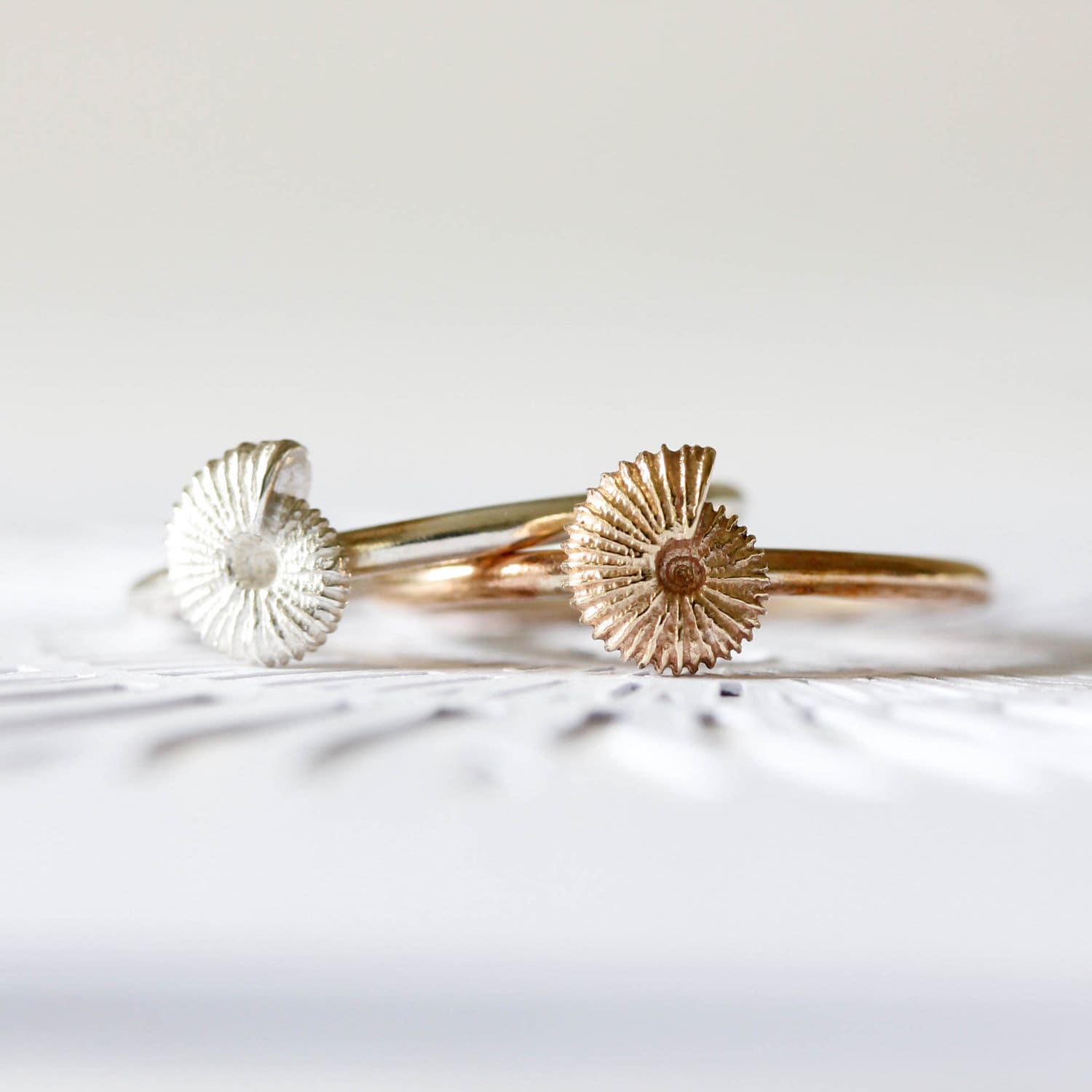Dochais Set Anelli Donna Oro 14K Placcato - Impilabili anello donna oro