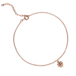 Ladybird Bracelet (wings open) Rose Gold/Silver/Gold