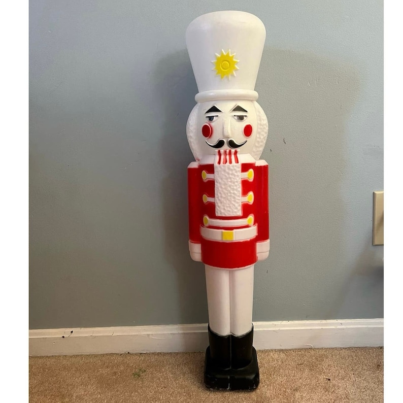 Vintage Union Products Nutcracker Blow Mold 30 Etsy