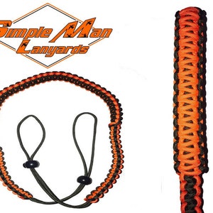 Paracord Game Tote Turkey Carrier Strap Olive & Orange