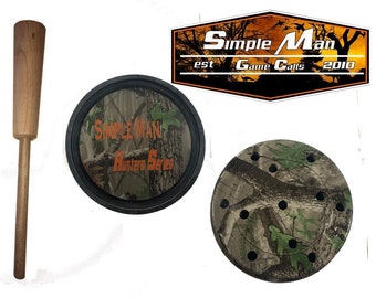 Camo Turkey Pot Friction Call Slate over Glass