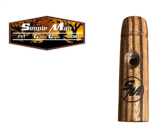 Zebra Wood 6 in 1 duck whistle