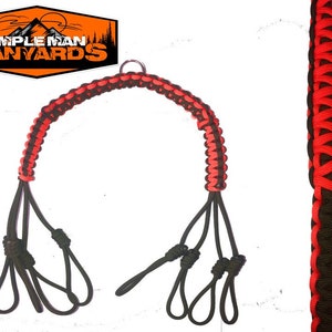 Paracord Small Game Tote Carrier Strap Olive & Orange