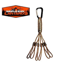 Paracord Small Game Tote Carrier Strap Brown & Bark Camo