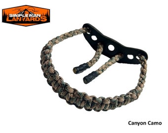 Simple Man paracord camo bow wrist sling