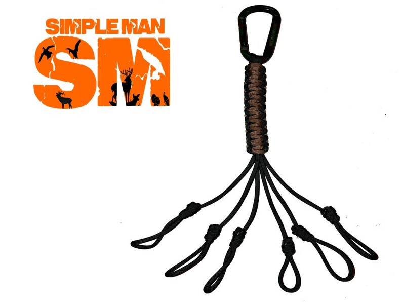 Paracord Small Game Tote Carrier Strap Hunters Green & Tan Etsy