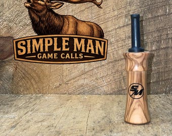 Olive Wood Cow Elk  Call