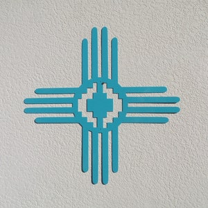 New Mexico Zia Sun Symbol - Zia Sun - Metal Sign - Metal Art Z17