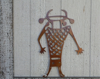 Southwestern Metal Art - Petroglyph - Metal Wall Art - Wall Art P155