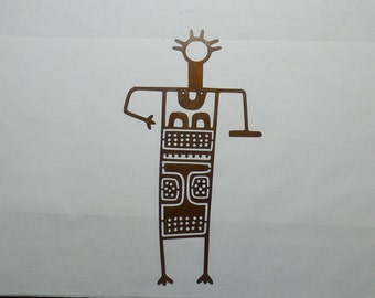 Southwestern Metal Art - Petroglyph - Metal Wall Art - Wall Art P174
