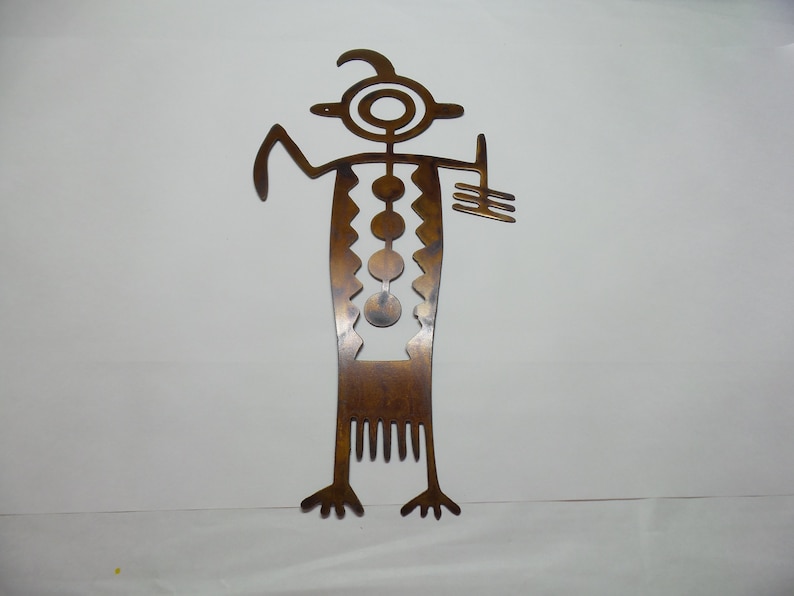 Southwestern Metal Art Petroglyph Metal Wall Art Wall Etsy