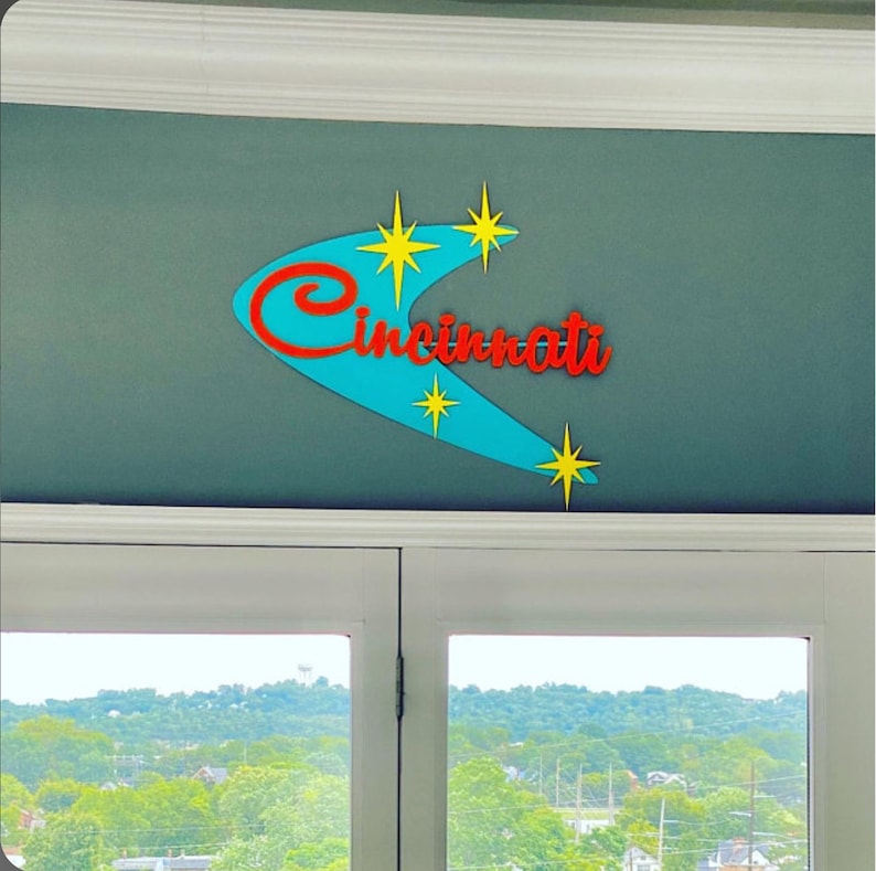 Palm Springs Mid Century Modern Palm Springs Boomerang Etsy