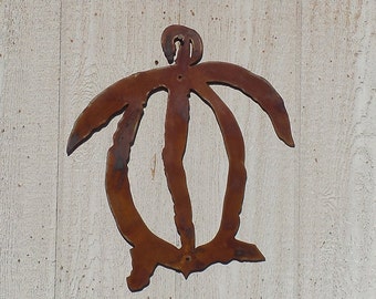 Rustic Turtle Metal Wall Art – Southwestern Petroglyph Design P142