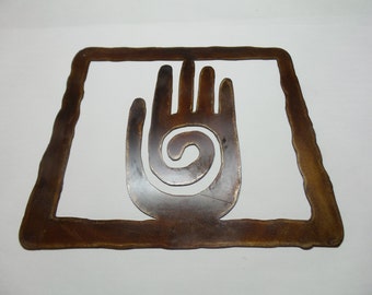 Southwestern Metal Art - Petroglyph - Symbols - Rock Art - Metal Art - Wall Art P120