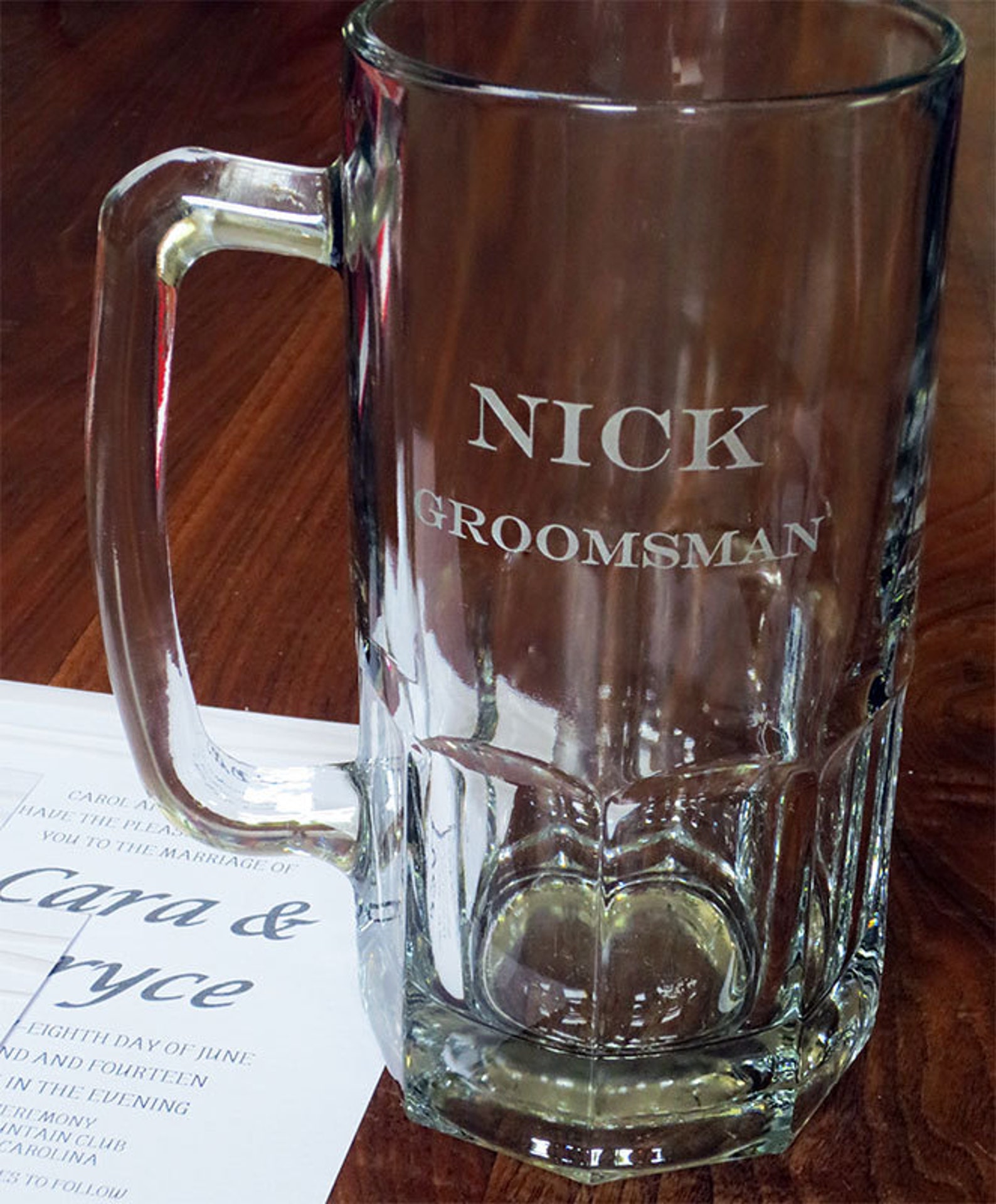 Personalized Liter Beer Mug Custom Beer Mug Personalized Etsy