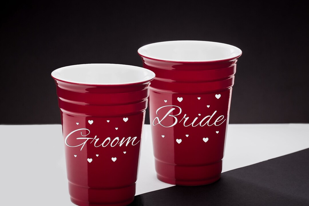 Pair of Personalized Red Solo Cup Wedding Party Custom Solo Etsy