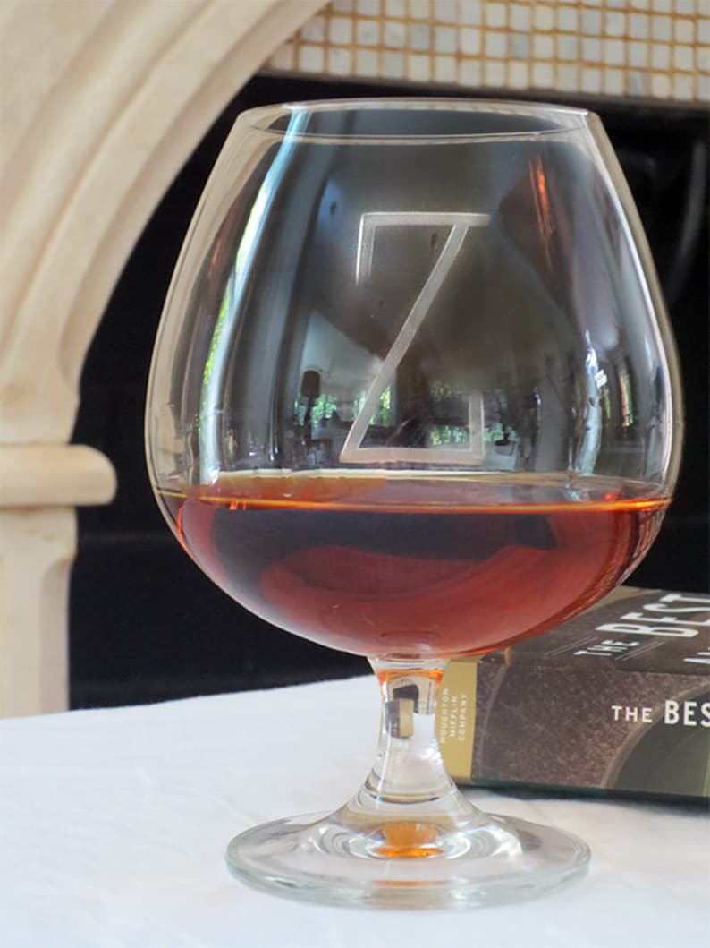 Personalized Medium Brandy Snifter Glass Etsy