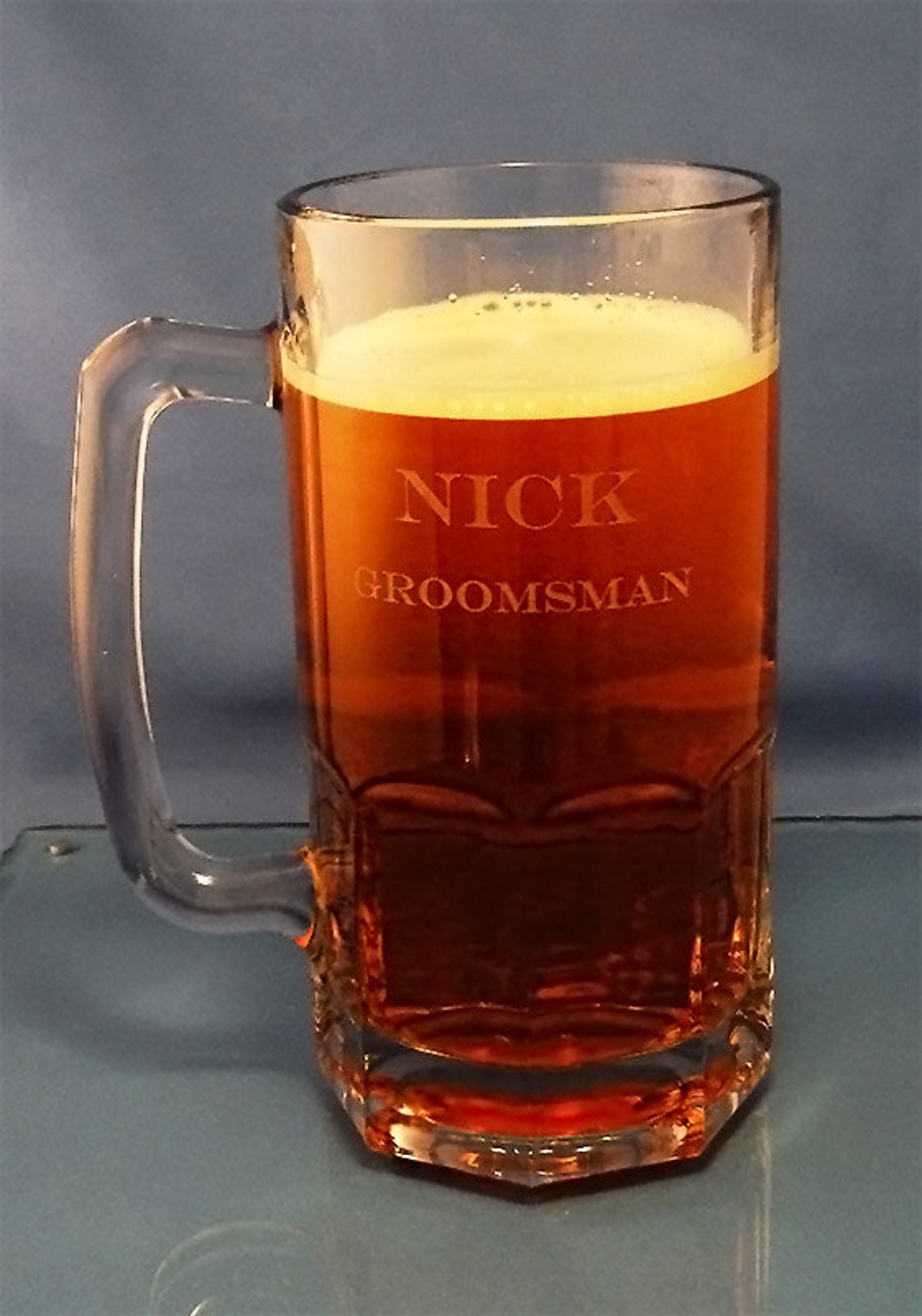 Personalized Liter Beer Mug Custom Beer Mug Personalized Etsy