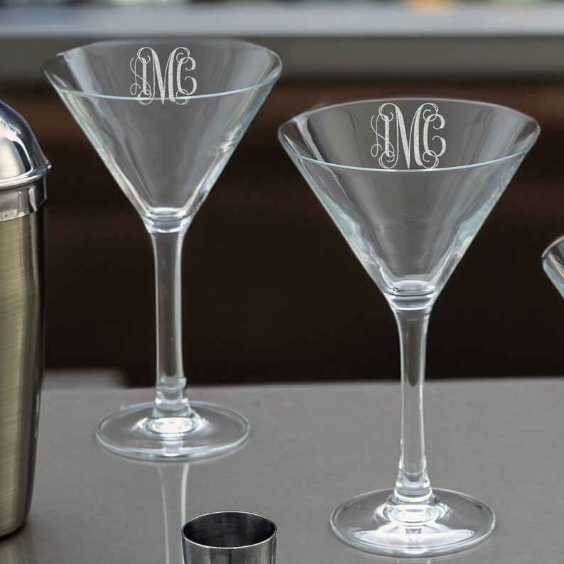 The Crystal Shoppe Martini Glasses - Thumbnail 4