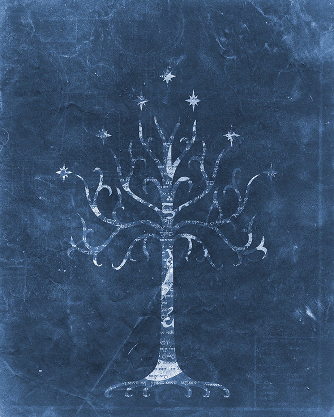 Ringe-digitale Gondor Datei-Download Weiße der Herr von Baum