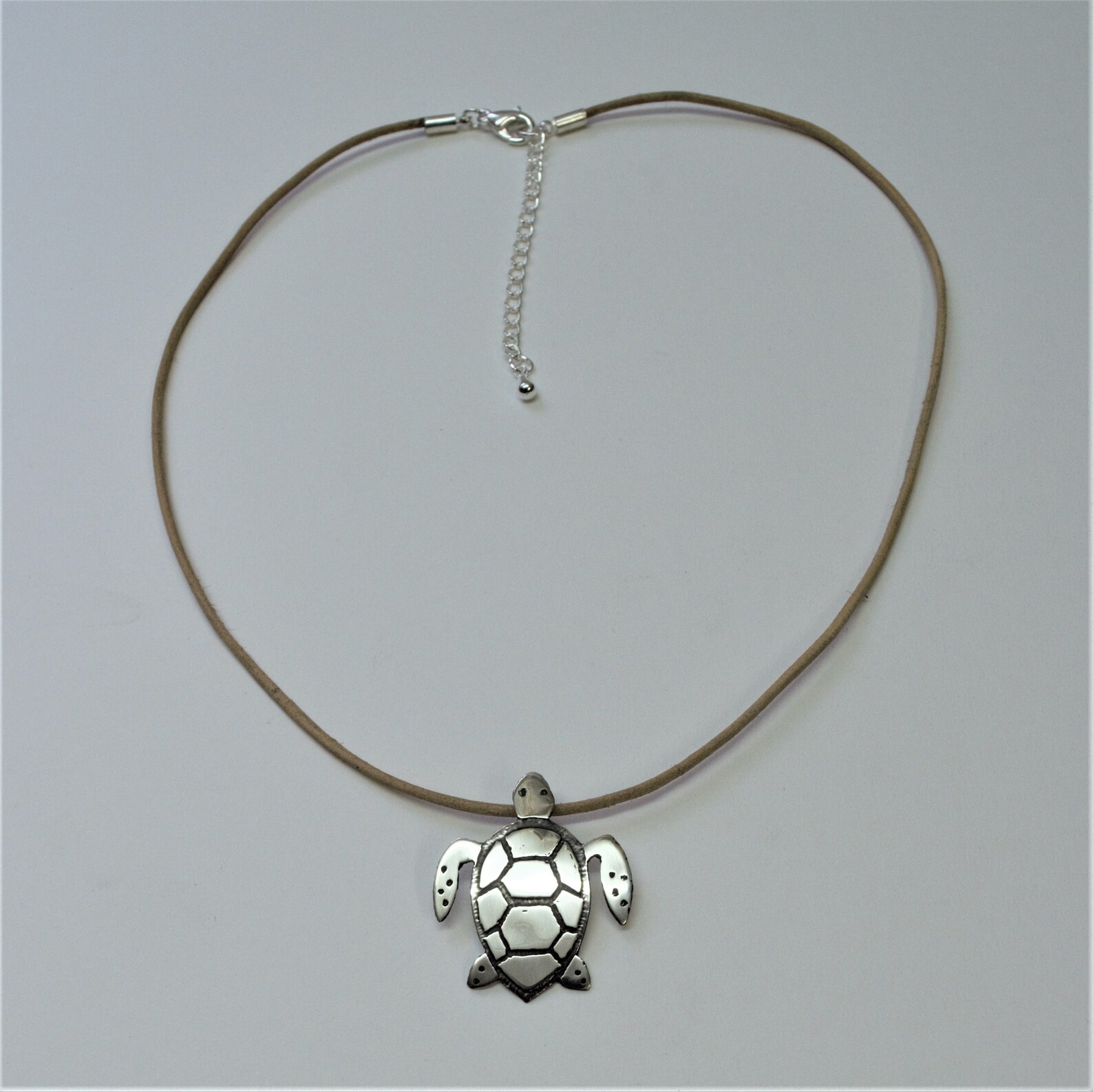 Silver Turtle Necklace Turtle Pendant Marine Animal Etsy UK