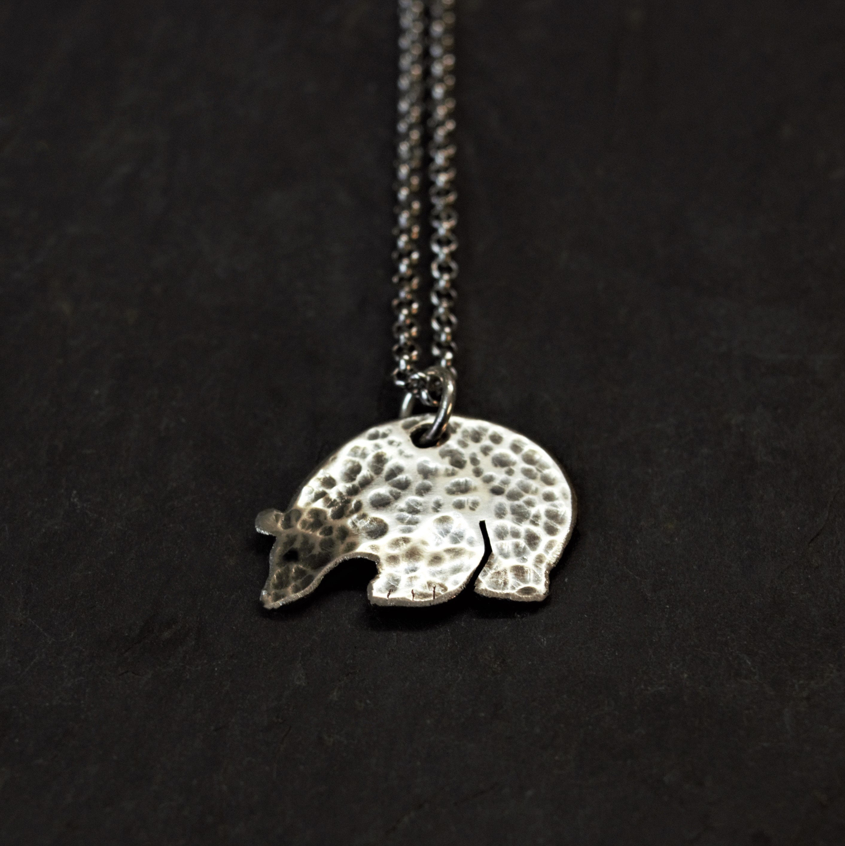 Men's pendant silver bear pendant men's silver Etsy
