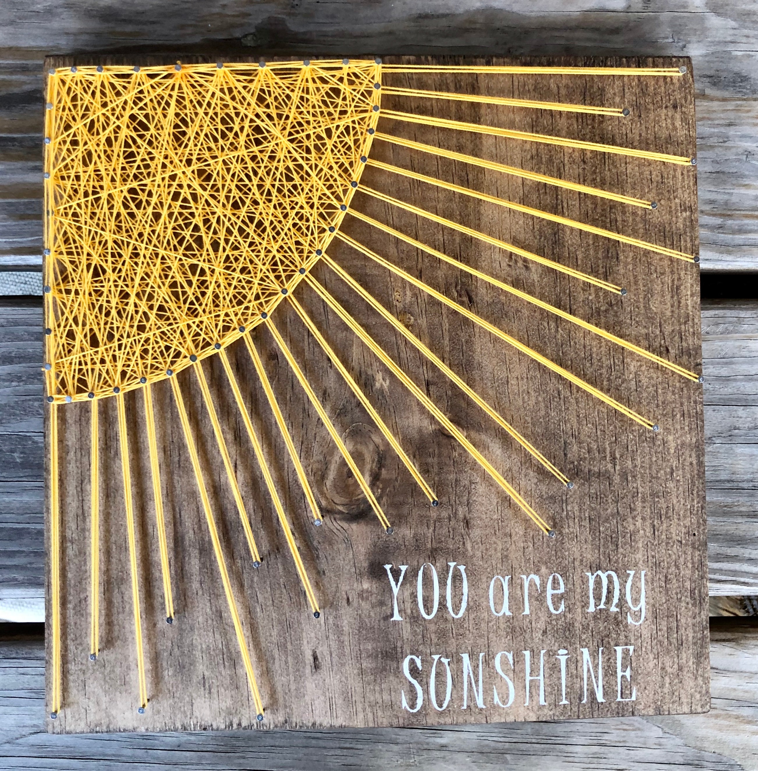 You Are My Sunshine String Art Etsy