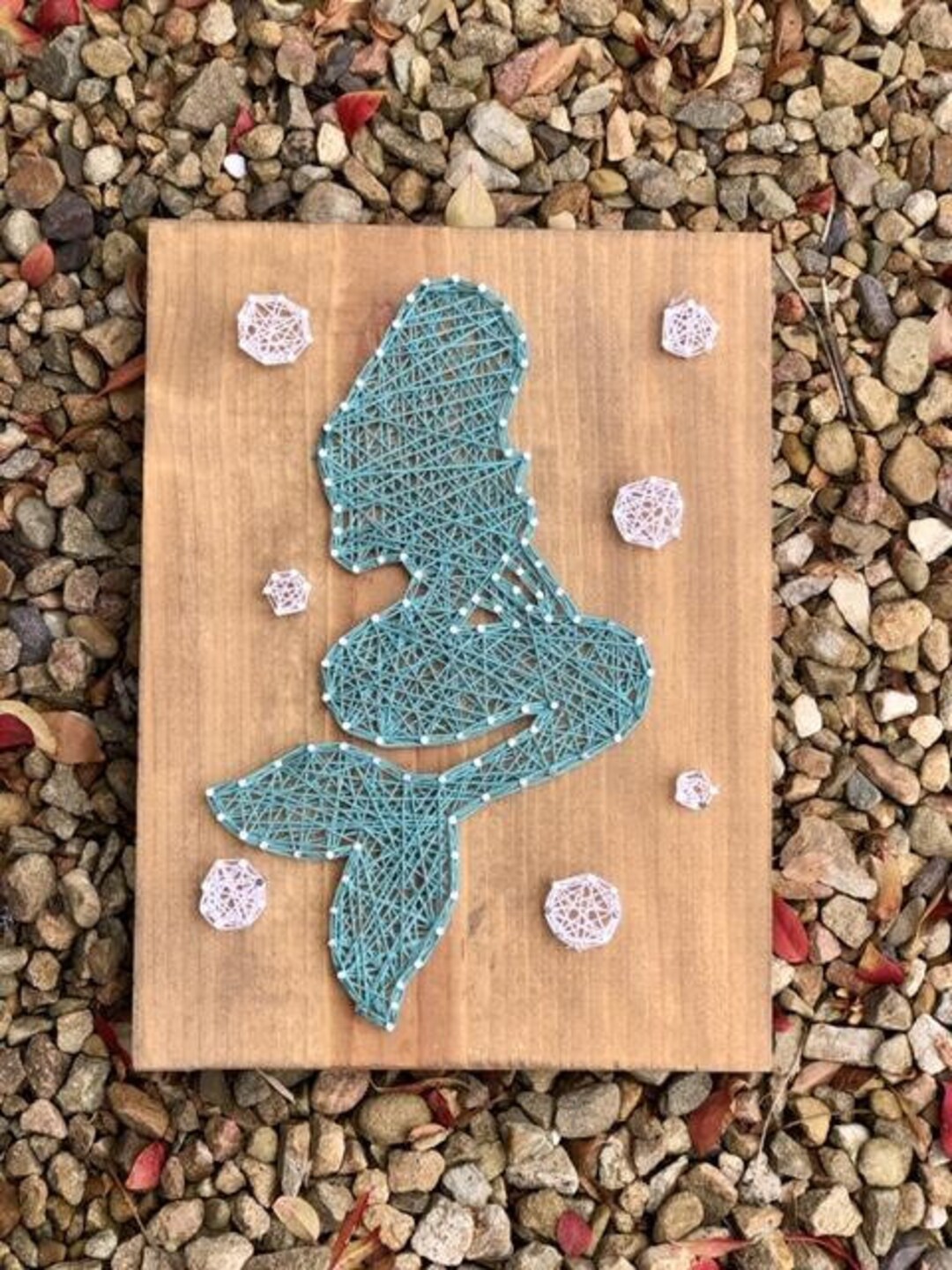 READY TO SHIP Mermaid String Art Etsy