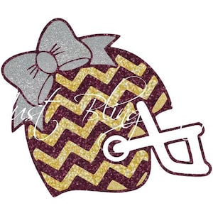 CHEVRON FOOTBALL HELMET
