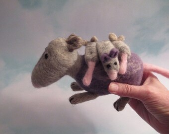 possum plush toy etsy