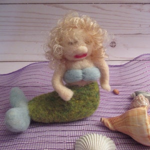 Mermaid Doll, Fantasy Figure, Little Mermaid, Made By Hand bild 4