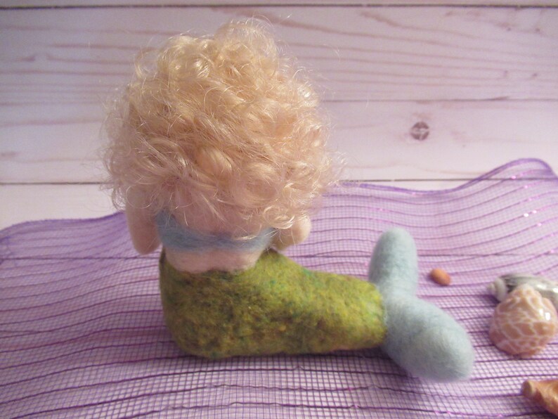 Mermaid Doll, Fantasy Figure, Little Mermaid, Made By Hand bild 3